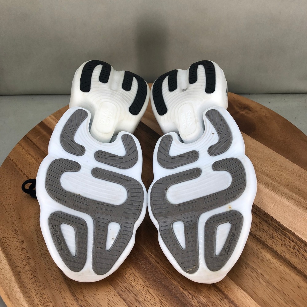 Brooks Aurora-BL Nitrogen Injected Running Shoes Womens 9 Grey White Lightweight - Picture 6 of 7